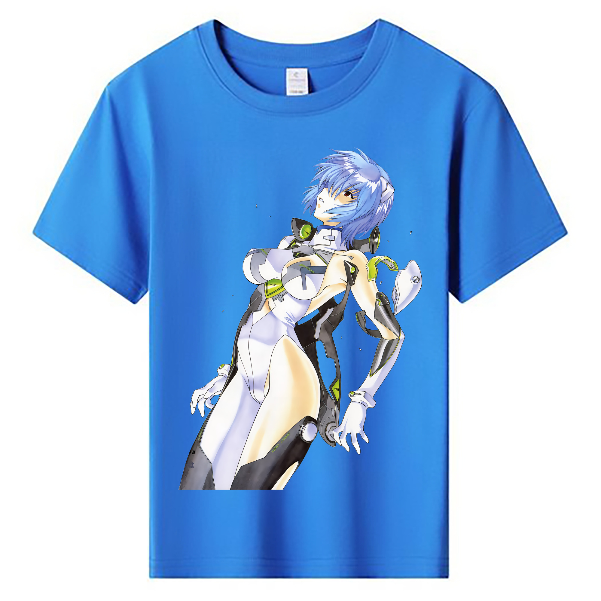 （画像用） EVA 新世紀エヴァンゲリオン 綿100％キッズTシャツ（フロントプリント）